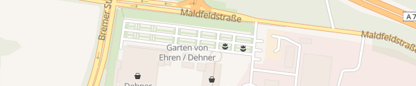 Karte Garten von Ehren Hamburg