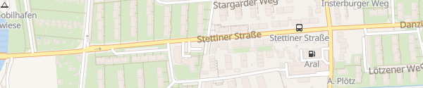 Karte Stettiner Straße Göttingen