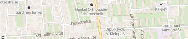 Karte Dürrstraße Göttingen