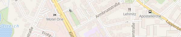 Karte Armbruststraße Hamburg