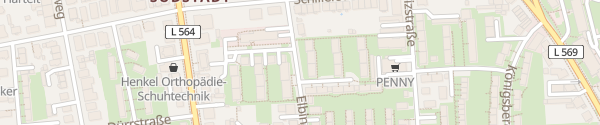 Karte Elbinger Straße Göttingen
