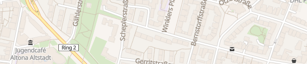 Karte Gilbertstraße Hamburg