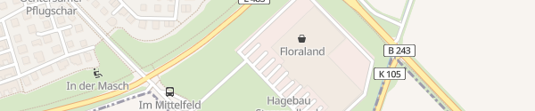 Karte Hagebaumarkt Hildesheim