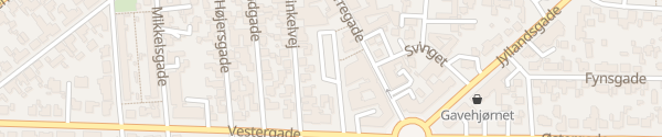 Karte Parkeringsplads Vestergade Hirtshals