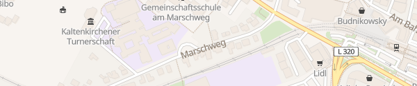 Karte Marschweg Kaltenkirchen