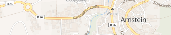 Karte Bettendorfplatz Arnstein