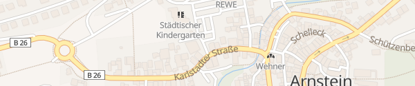 Karte Hofriedplatz Arnstein