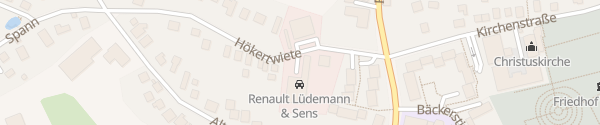 Karte Renault Lüdemann & Sens Norderstedt