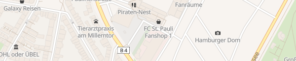 Karte Millerntorstadion Hamburg