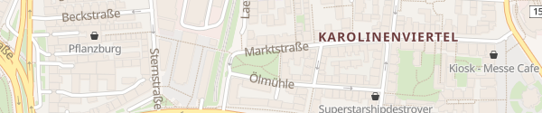 Karte Marktstraße Hamburg