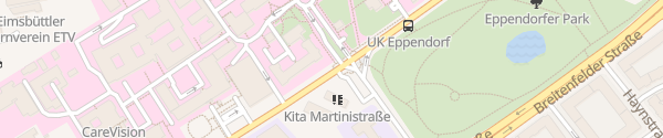 Karte UKE Martinistraße Hamburg