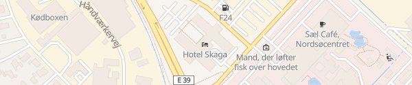 Karte Montra Skaga Hotel Hirtshals