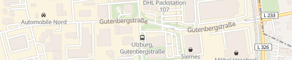 Karte PENNY Gutenbergstraße Henstedt-Ulzburg