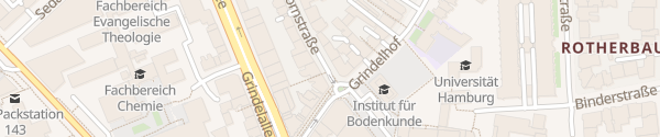 Karte Universität Hamburg