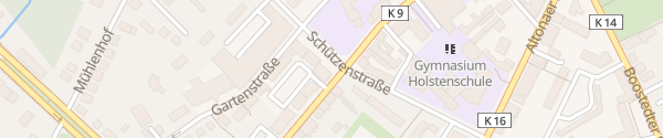 Karte Schützenstraße Neumünster
