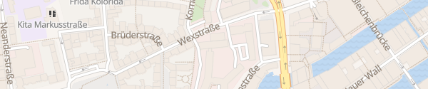 Karte Wexstraße Hamburg