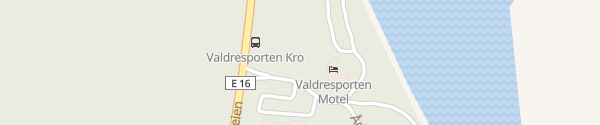 Karte Supercharger Valdresporten Nes i Ådal