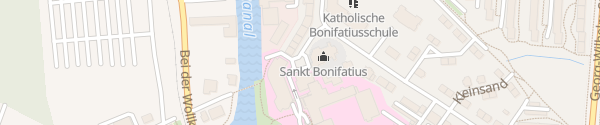 Karte Bonifatiusplatz Hamburg