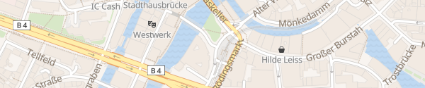 Karte U Bahnhof Rödingsmarkt Hamburg