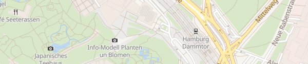 Karte Radisson Blu Hotel Hamburg