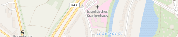 Karte Israelitisches Krankenhaus Hamburg