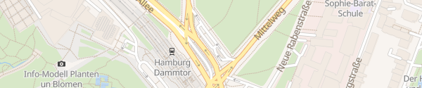 Karte Bahnhof Dammtor Hamburg