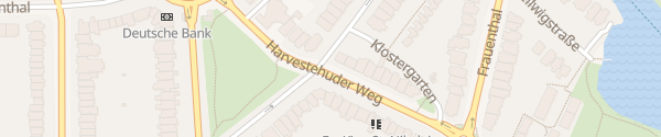 Karte Harvestehuder Weg Hamburg