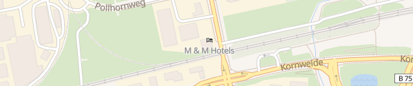 Karte M&M Hotel Wilhelmsburg Hamburg