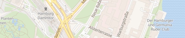 Karte Neue Rabenstraße Hamburg