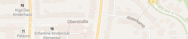 Karte Oberstraße Hamburg