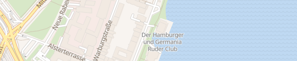 Karte Alsterufer 17 Hamburg